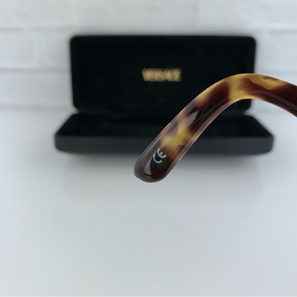 RARE Vintage GIANNI VERSACE MOD 424/ COL.869 OD Tortoise Sunglasses - Picture 11 of 11